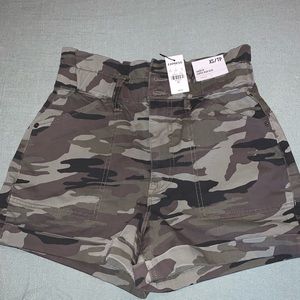 BRAND NEW** Express Camo High Waist Shorts